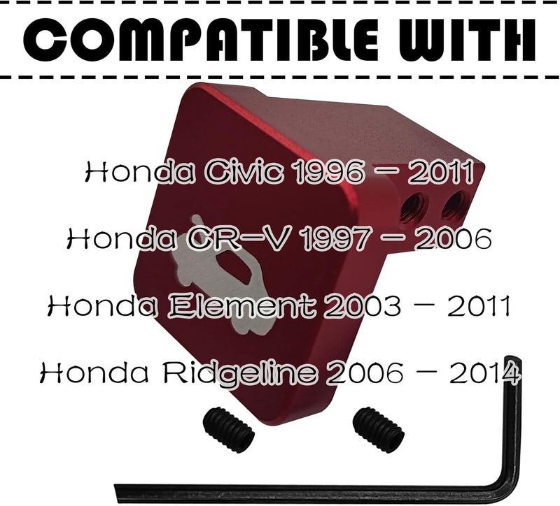 GolTHd Hood Latch Release Implement, Hood Cover Lock Switch, Compatible with 1996-2011 Honda Civic, 2003-2011 Element, 2006-2014 Ridgeline, 1997-2006 CR-V (Red) - Image 4